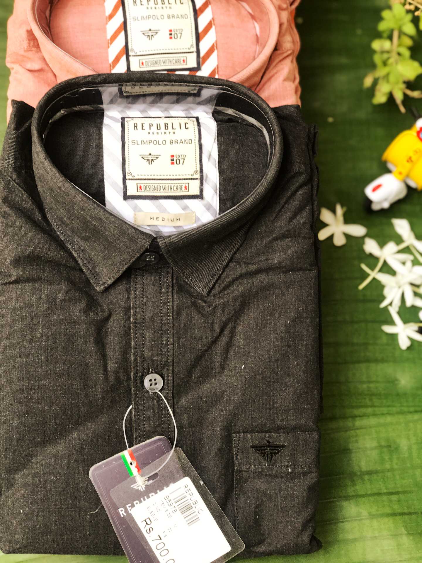 Republic Rebirth Men Slim Fit Casual Shirt - 3 Shirt